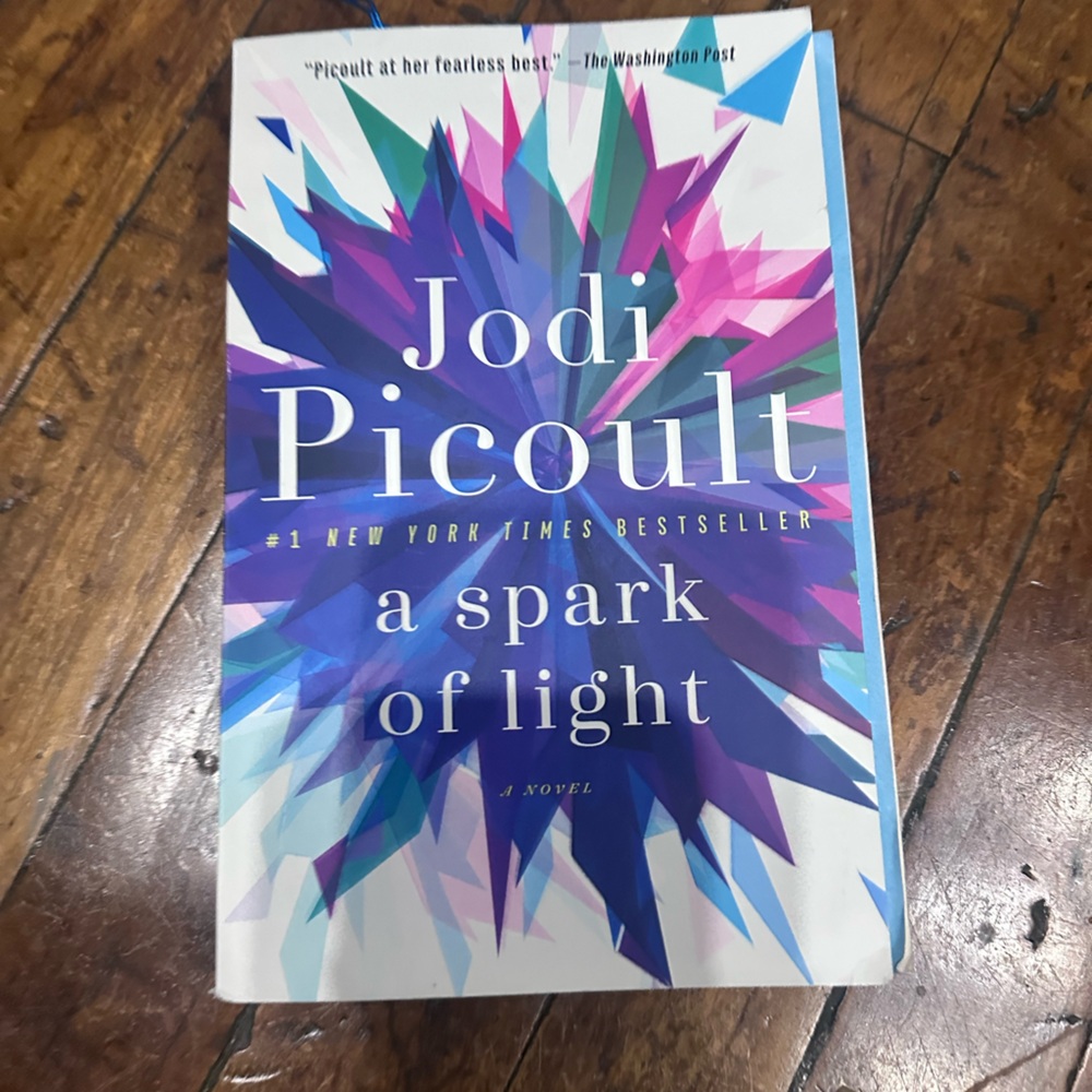 Jodi Picoult's 'A Spark of Light'  Book - Blue and Purple Cover